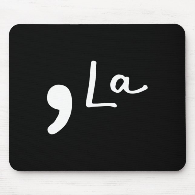 La Kamala Harris Funny Democrat Support 2020 Biden Mouse Pad (Front)