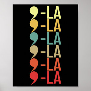 La Kamala Harris President 2024 Vintage Election  Poster