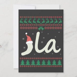 La Kamala Harris Ugly Christmas Sweater Election Save The Date