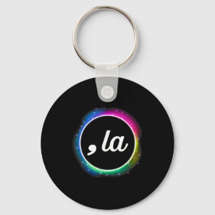 La - Kamala Shirt Cool Colourful Harris 2024 Comma Key Ring
