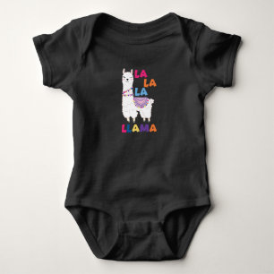 La La La Llama - Funny Singing Llama Baby Bodysuit
