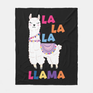 La La La Llama - Funny Singing Llama Fleece Blanket