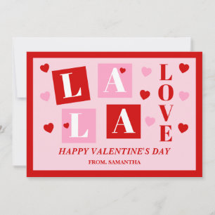 La La Love Valentine’s Day Holiday Card
