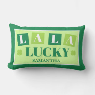 La La Lucky St. Patrick’s Day Lumbar Cushion