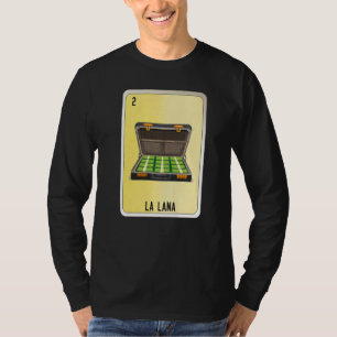 La Lana Mexican Slang Lottery Bingo Cards  1 T-Shirt