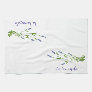 La Lavanda (Lavender) tea towel