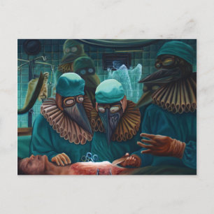 La leçon d'anatomie postcard