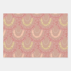 Lā Lei Plumeria by Wander With Aloha Wrapping Paper Sheet