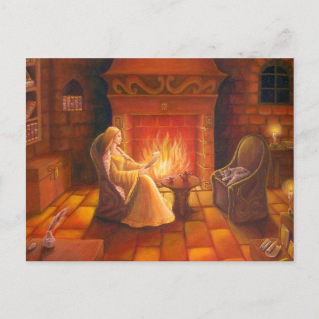 La lettre (paysage) postcard (Front)