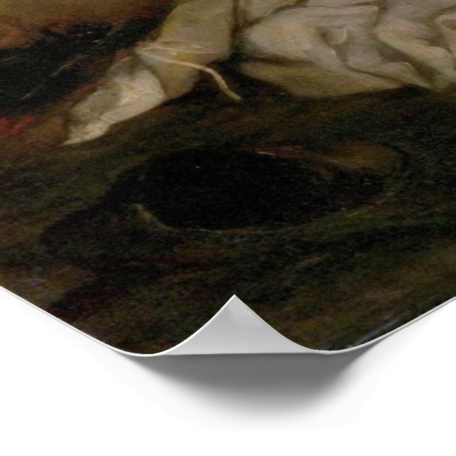 La Liberté guidant le peuple – Eugène Delacroix Poster (Corner)