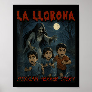 La Llorona Mexican Awesome Spanish Halloween Poster
