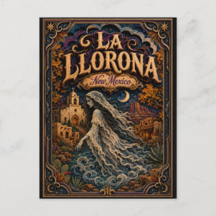 La Llorona New Mexico Popcut Legends Postcard