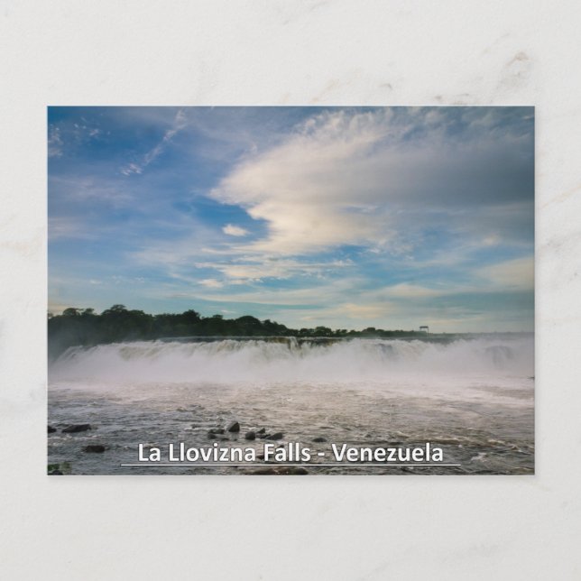 La Llovizna Falls - Venezuela Postcard (Front)