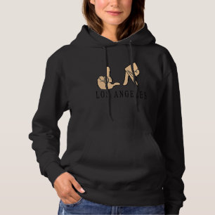 La Los Angeles California Souvenir Beach City West Hoodie
