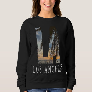 La Los Angeles California Souvenir Beach City West Sweatshirt