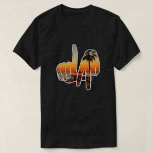 LA Los Angeles Hand Sign T-Shirt