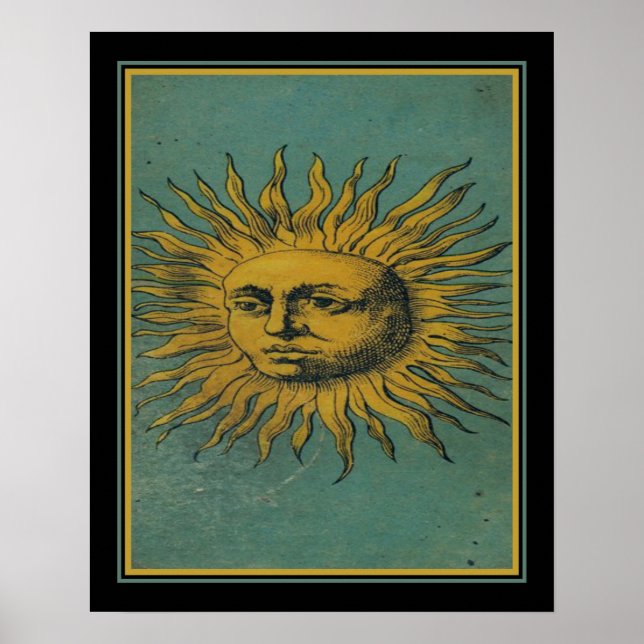 "La Lumiere"  Vintage Tarot Poster (Front)