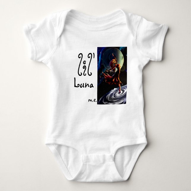 La Luna & O Helios Baby Bodysuit (Front)