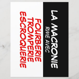 La Macronie Fourberie Tromperie Escroquerie paper2