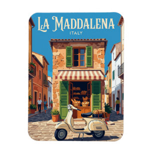 La Maddalena Town Italy Magnet