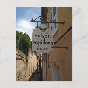 La Maison Des Papillons Musee postcard