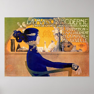 La Maison Moderne - Art Nouveau Print by M. Orazi