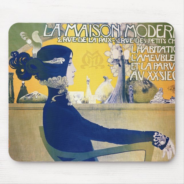 La Maison Moderne, c.1902 Mouse Pad (Front)