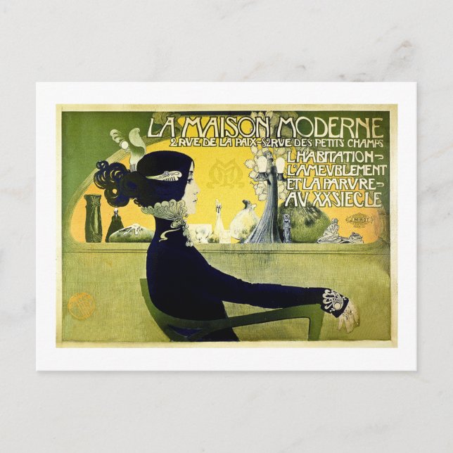 La Maison Moderne - Vintage 1905 Postcard (Front)