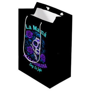 La Mamá Más Chingona Funny Spanish Mum Medium Gift Bag