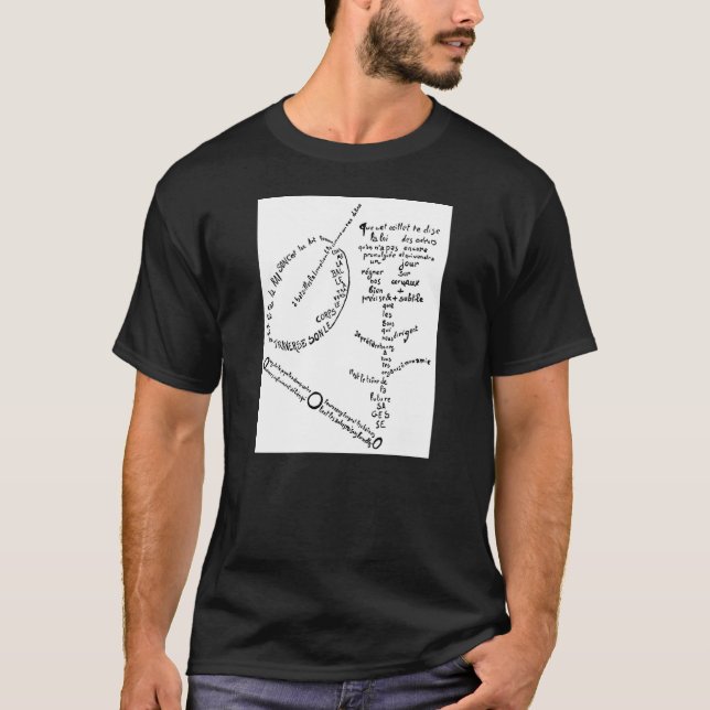 La Mandoline, l’œillet et le bambou, Apollinaire  T-Shirt (Front)