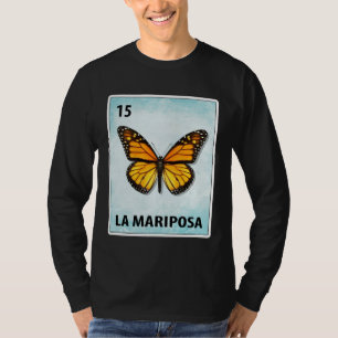 La Mariposa Mexican Butterfly Cards T-Shirt