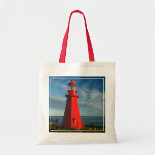 La Martre Lighthouse Matane On The Gaspe Tote Bag