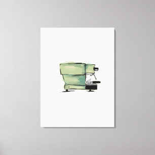 La marzocco coffee canvas print