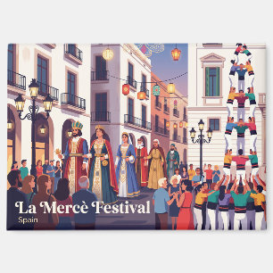 La Mercè Festival Barcelona Spain Magnet