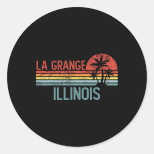 La Mesa California Funny Usa City Trip Home Roots  Classic Round Sticker