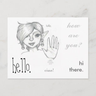 La Mia Amica. Postcard