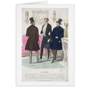 La Mode: Advertisement for 19th Century Men's Fash