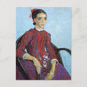 La Mousmé, Sitting, Vincent Van Gogh Postcard