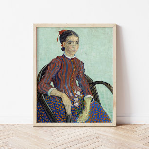La Mousmé Vincent van Gogh Poster
