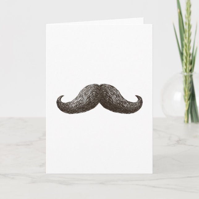 La Moustache (Vertical) Card (Front)
