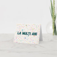 La mulţi ani, Romanian birthday