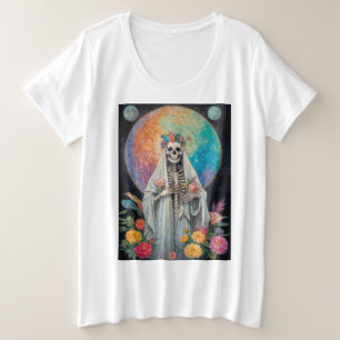 La Niña Blanca Santa Muerte Plus Size T-Shirt
