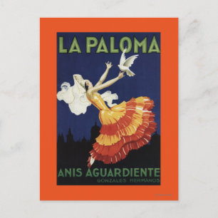 La Paloma - Anis Aguardiente Promotional Postcard