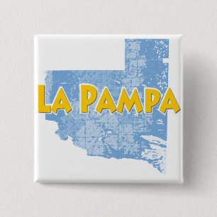 La Pampa 15 Cm Square Badge