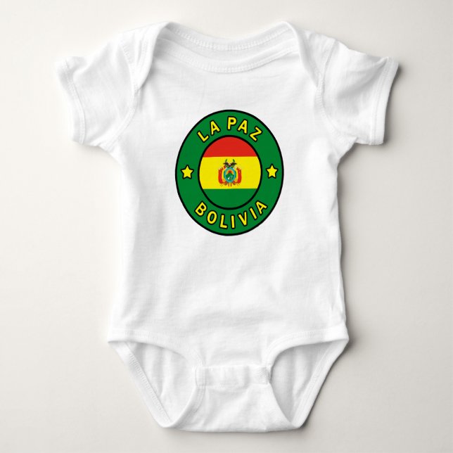 La Paz Bolivia Baby Bodysuit (Front)