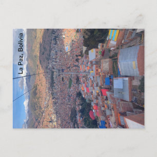La Paz, Bolivia Postcard