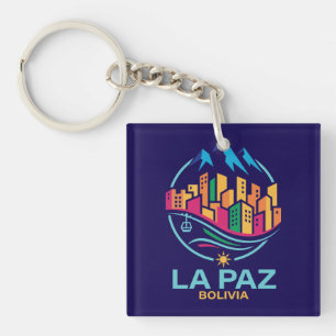 La Paz Bolivia South America Key Ring
