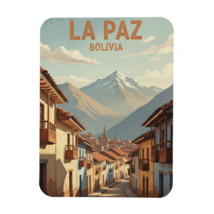 La Paz Bolivia Travel Magnet