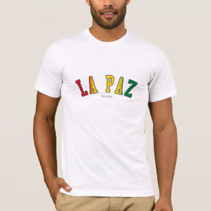 La Paz in Bolivia national flag colours T-Shirt