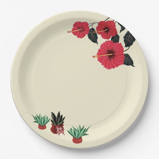 La Paz Paper Plate (Front)